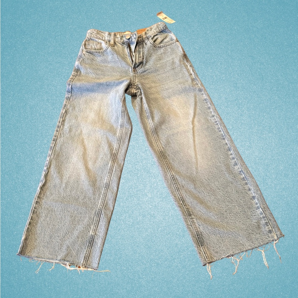 PacSun Nora Wide Leg Cropped Jeans